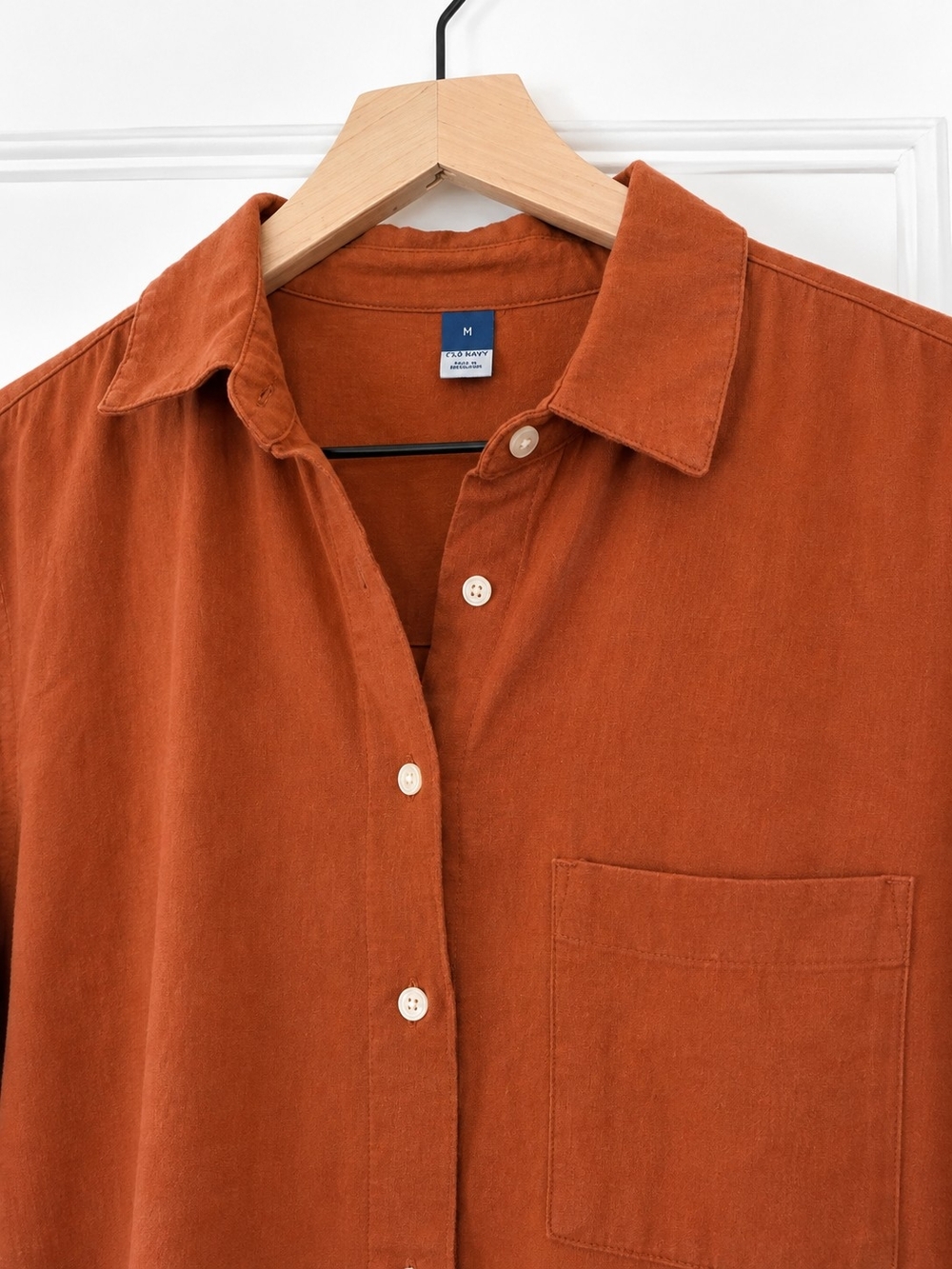 Old Navy Button-Front Shirt Dress - Picture 2 of 5